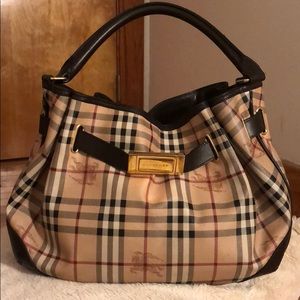 Original Burberry Bucket Shoulder Bag